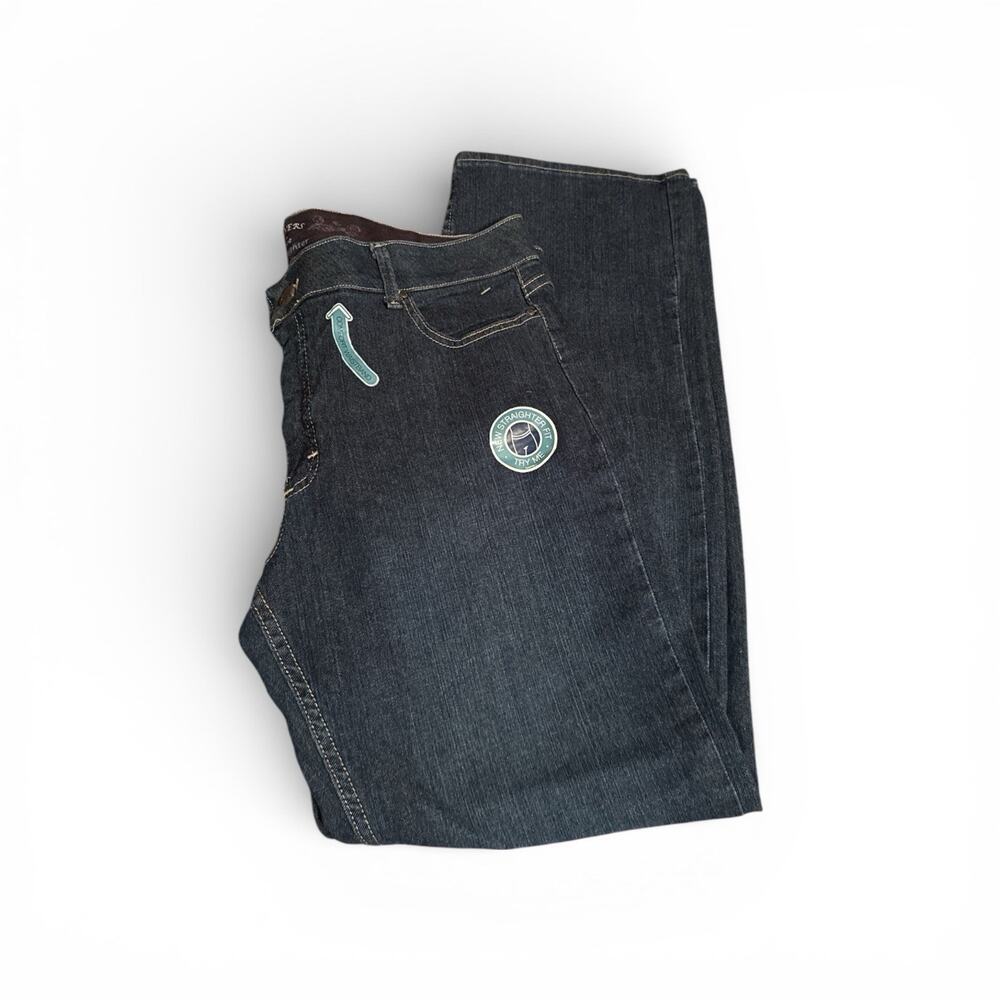 Womans Jeans 16M Blue Dk Wash Riders by Lee Straighter Fit New Old Stock 130P988